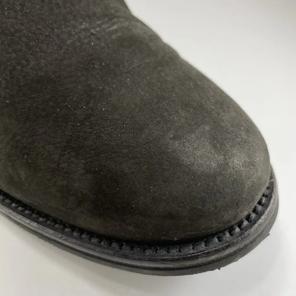 Hari Mari Midland Chelsea Boots Men Size 10 Brown Nubuck Ankle Slip On
